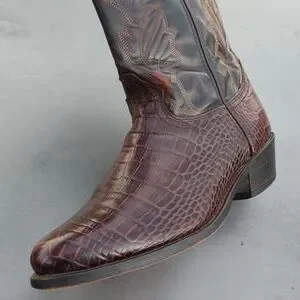 Laredo Men\'s Swampy Western boot in Dark Brown Crocodile Print Laredo | Shoes | Laredo Mens Swampy Western Boot In Dark  main image 3